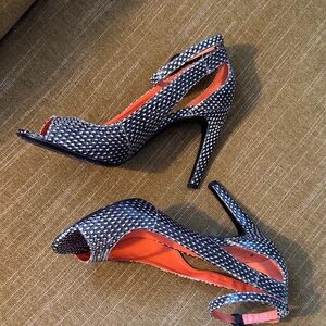 Stylish Black and Pink Women's Heels